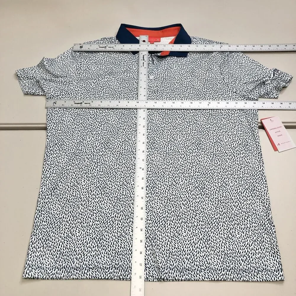 Redvanly Golf Stearn Polo Large Admiral White North Ranch Country Club NWT